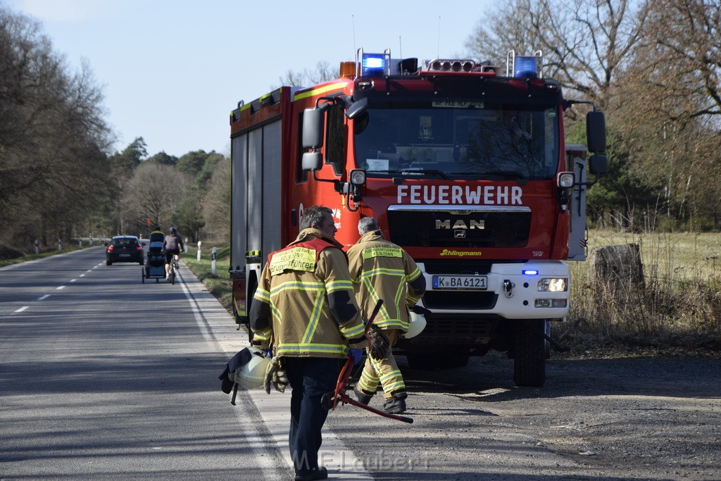 Schwerer VU Krad Fahrrad Koeln Porz Alte Koelnerstr P034.JPG - Miklos Laubert